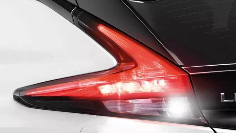 Boomerang-shaped Tail Lights